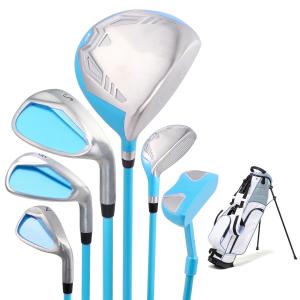 Naipo 6-Piece Golf Club Set Junior Complete Set for Right Handed with Stand Bag & 1 Head Cover