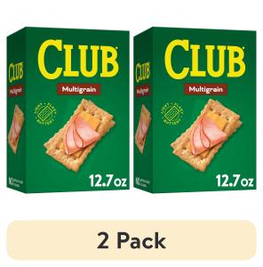 (2 pack) Club Multigrain Crackers, Lunch Snacks, 12.7 oz