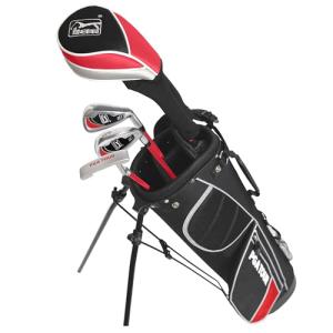 PGA Tour Right Hand 7 Piece Kids Golf Club Set, Stand Bag, Player Height 4'1 - 4'8", Ages 5-8