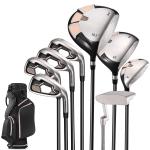 Naipo Golf Clubs Set Complete Golf 12 pcs Club Set Steel Shafts, Putter, Deluxe Stand Bag & 3 Bonus Head Covers