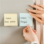 Mr. Pen Lined Sticky Notes - 3x3, 6 Pads, 45 Sheets, Pastel Colors