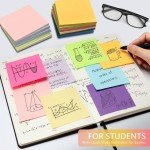 Sticky Notes, 12 Pads, 3x3 inches, Soft Pastel Self-Stick Note Pads, Perfect for Office, Study, and Daily Life Organization - Soft Pastel