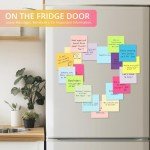 Sticky Notes, 12 Pads, 3x3 inches, Soft Pastel Self-Stick Note Pads, Perfect for Office, Study, and Daily Life Organization - Soft Pastel