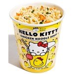 Hello Kitty Vegan Ramen Noodle Cup | 6 Pack Chicken Flavor | Premium Microwaveable Ramen Soup Mix, Asian Snacks