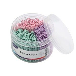 ‌ZYFOFFICE Macaron-Colored Jumbo Paper Clips, 2 Inch (50mm), 300-Pack for Office, Home & School Supplies
