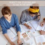 Aesthetic Pastel Sticky Notes Set of 528 with Tabs For Bible Study - Incl. Sturdy Cover to Keep Your Notes Safe - Cute School Accessories, College, Students, Teachers or Office Desk Supplies for Women