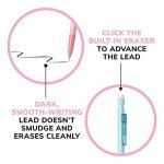 BIC Xtra-Smooth Pastel Mechanical Pencils with Erasers, Medium Point (0.7mm), 24-Count Pack, Bulk Mechanical Pencils for School or Office Supplies