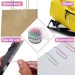 ‌ZYFOFFICE Macaron-Colored Jumbo Paper Clips, 2 Inch (50mm), 300-Pack for Office, Home & School Supplies