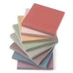 Sticky Notes 3x3 Self-Stick Notes Pads with 8 Morandi Colors, Easy to Post for Office, School, Home, 8 Pads/Pack, 80 Sheets/Pad