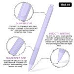 Drawdart 14-Pack Pastel Ballpoint Pens, Medium 1.0mm Black Ink, Retractable - For Smooth Writing and Journaling