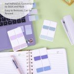 EOOUT 480 Pieces Sticky Tabs, Writable and Repositionable Filing Tabs Flags for Documents Notebooks Classification Aesthetic Office School Supplies