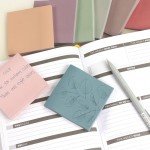 Sticky Notes 3x3 Self-Stick Notes Pads with 8 Morandi Colors, Easy to Post for Office, School, Home, 8 Pads/Pack, 80 Sheets/Pad