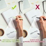 Drawdart 14-Pack Pastel Ballpoint Pens, Medium 1.0mm Black Ink, Retractable - For Smooth Writing and Journaling