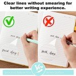 Shuttle Art Ballpoint Pens, 15 Pack Pastel Retractable Black Ink Ball Point Pens, Cute Pens 1.0mm Medium Point Quick Drying for Writing Journaling Taking Notes School Office Home