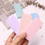 etspolt White Out Tape 6 Pcs Morandi White Out Correction Tape Pastel Mini Whiteout Correction Tape for Office Supplies Note Taking