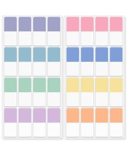 Mr. Pen- Sticky Index Tabs, 480 Pcs, Pastel Sticky Tabs for Notebooks, Page Markers, Page Tabs for Binders, Page Tabs Sticky Tabs for Books, Notebook Tabs, Book Sticky Tabs for Notebooks