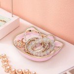 Jay Franco Hello Kitty Soap Dish - Pink Resin Sponge Holder/Jewelry Dish - Bathroom Décor