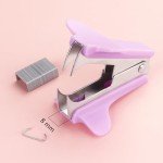 ZZTX 3 PCS Staple Remover Staple Puller Removal Tool for School Office Home 3 Pack (Pink, Blue, Purple)