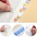 Mr. Pen- Sticky Index Tabs, 480 Pcs, Pastel Sticky Tabs for Notebooks, Page Markers, Page Tabs for Binders, Page Tabs Sticky Tabs for Books, Notebook Tabs, Book Sticky Tabs for Notebooks