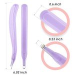 KTRIO Magnetic Staple Remover Tool 4 Pack, Professional Stapler Removers Flat Staple Puller Stick for Classroom, Office, Home, 4 Pastel Colors