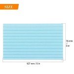 Tamaki Colored Index Cards 3 X 5, Flash Cards Ruled Note Cards for School, 200 Count, Home and Office Flash Cards for studying