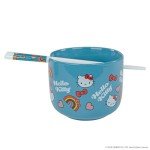 Uncanny Brands Hello Kitty Hot Pot with Ramen Bowls - Cook with Your Favorite Kitty Character