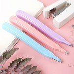 ZZTX 3 PCS Professional Magnetic Staple Remover Puller Rubberized Staples Remover Staple Removal Tool for School Office Home(Blue, Pink, Purple)