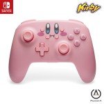 PowerA Wireless Controller for Nintendo Switch – Kirby Mouthful, Nintendo Switch - OLED Model, Nintendo Switch Lite, Gamepad, game controller, Bluetooth controller, motion controls, officially licensed