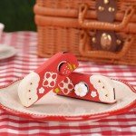 GeekShare Protective Case for Switch OLED Slim Cover Case Compatible with Switch OLED Separable Soft Silicone Protective Shell for Joy Con with 2 Thumb Grip Caps - Strawberries with Cream