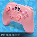 PowerA Wireless Controller for Nintendo Switch – Kirby Mouthful, Nintendo Switch - OLED Model, Nintendo Switch Lite, Gamepad, game controller, Bluetooth controller, motion controls, officially licensed