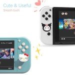 PERFECTSIGHT Cute Kitty Silicone Joycon Thumb Grip Caps, Joystick Cover Compatible with Nintendo Switch/OLED/Switch Lite,4PCS (Rabbit Dog Kitty)