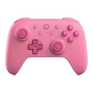 8BitDo Ultimate 2C Bluetooth Controller for Switch, Wireless Controller with 6-Axis Motion Control, Rumble Vibration, Refined D-Pad and Bumpers, and Hall Effect Joysticks (Pink)