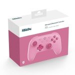 8BitDo Ultimate 2C Bluetooth Controller for Switch, Wireless Controller with 6-Axis Motion Control, Rumble Vibration, Refined D-Pad and Bumpers, and Hall Effect Joysticks (Pink)