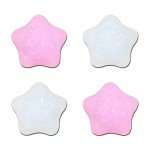 PERFECTSIGHT Switch Thumb Grips, Cute Joystick Caps for Nintendo Switch Lite/OLED 4 PCS Thumbstick Cover, Analog Stick Button Cover for NS Joycon Controller Accessories, Bling Star