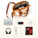 GeekShare Toast Plush Bag with A Shoulder Strap, Crossbody Tote Bag Compatible with Nintendo Switch/OLED and Other Accessories