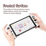 GeekShare Protective Case Slim Cover Case Compatible with Nintendo Switch OLED and Joy-Con - Shock-Absorption and Anti-Scratch - Space Cat