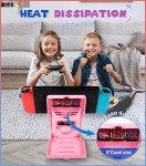 Lotadilo Switch Stand for Nintendo Switch/OLED - Cute Holder for Women Girls Boys Kids Teens Cartoon Design Cool Phone Stand Adjustable Portable Foldable Switch Accessories, Strawberry