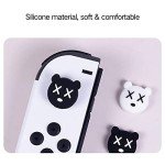 PERFECTSIGHT Cute Switch Thumb Grip Caps Compatible with Nintendo Switch OLED/Lite Console, Kawaii Soft Silicone Analog Stick Button Cover for NS Joycon Controller, 4PCS Joystick Cap