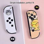 PERFECTSIGHT Cute Switch Thumb Grip Caps Compatible with Nintendo Switch OLED/Lite Console, Kawaii Soft Silicone Analog Stick Button Cover for NS Joycon Controller, 4PCS Joystick Cap