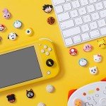 PERFECTSIGHT Cute Switch Thumb Grip Caps Compatible with Nintendo Switch OLED/Lite Console, Kawaii Soft Silicone Analog Stick Button Cover for NS Joycon Controller, 4PCS Joystick Cap