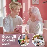 Laptop Skin Decal HP 15.6" - Kawaii Pixel Laptop Cover Sticker No Cutting Required, No Bubble, Waterproof, Scratch Resistant - Including Wide Screen and Wrist Pad