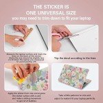 Laptop Notebook Skin Sticker Cover Decal Fits 12 13 13.3 14 15 15.4 15.6 inch Laptop Protector Notebook PC | Easy to Apply, Remove and Change Styles (Little Flowers)