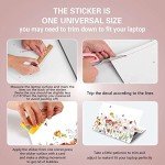 RICHEN Laptop Notebook Skin Sticker Cover Decal, 12 13 13.3 14 15 15.4 15.6 inch Laptop Vinyl Skin Sticker Cover Art Protector Notebook PC (Flowers and Bees)