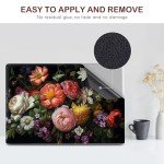 DINKY Laptop Skin Sticker Decal, 12" 13" 13.3" 14" 15" 15.4" 15.6 inch Laptop Universal Reusable Vinyl Skin Stickers Cover Art Decal Notebook PC Personalized Protector-Flora