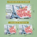 FY-NEK-024 Laptop Decal,Eiffel Tower 12-15.6 Inch Art Decal Cover Protector Notebook PC Skin