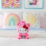 Care Bears Hello Kitty Dressed As Cheer Bear 8" Fun-Size Plush - Soft, Huggable Bestie! – Good for Girls and Boys, Employees, Collectors, Ages 4+