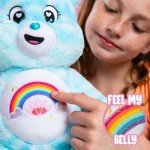 Care Bears - 14" Sweet Serenity Bear - Medium Size Plush, Sensory Toy, Emotional Support Plushie, Ages 4+