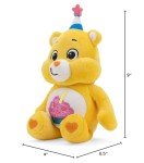 Care Bears 9" Bean Plush (Glitter Belly) - Birthday Bear - Soft Huggable Material!, Small