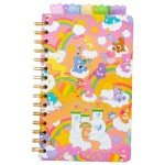 Silver Buffalo Care Bears Spiral Tabbed Notebook Featuring Grumpy Bear, Share Bear, Tenderheart Bear, Cheer Bear, Bedtime Bear, and Good Luck Bear, 8” x 5”