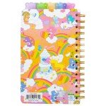 Silver Buffalo Care Bears Spiral Tabbed Notebook Featuring Grumpy Bear, Share Bear, Tenderheart Bear, Cheer Bear, Bedtime Bear, and Good Luck Bear, 8” x 5”